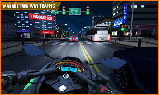 Police Moto Bike Highway Rider Traffic Racing Game screenshot