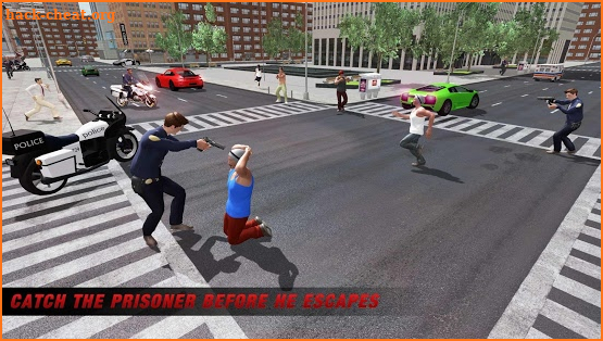 Police Moto Bike Real Gangster Chase screenshot