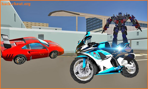 Police Moto Robot Fight: War Robots Transformers screenshot