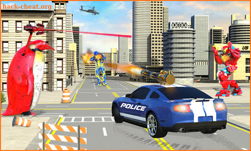 Police Penguin Robot Car Transform Robot Games screenshot