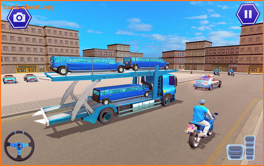 Police Plane Transport: Cruise Transport Games screenshot