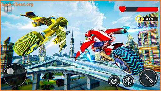 Police Rescue Bike Transform Robot Game 2020 screenshot