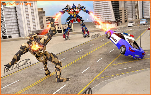 Police Robot Truck Simulation: Shooting Games screenshot