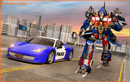 Police Robot Truck Simulation: Shooting Games screenshot