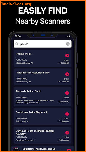 Police Scanner Pro - Live Police Scanner screenshot