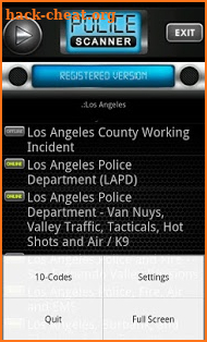 Police Scanner Radio PRO screenshot