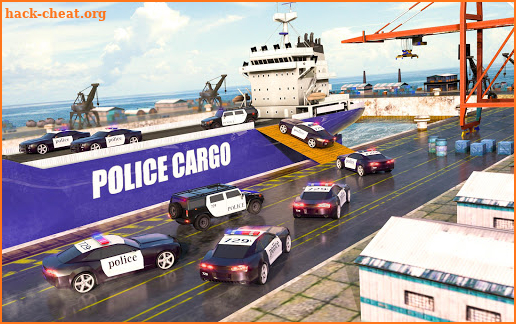 Police Ship Transporter Car Cargo screenshot