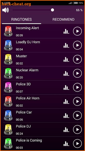 Police Siren Ringtones screenshot