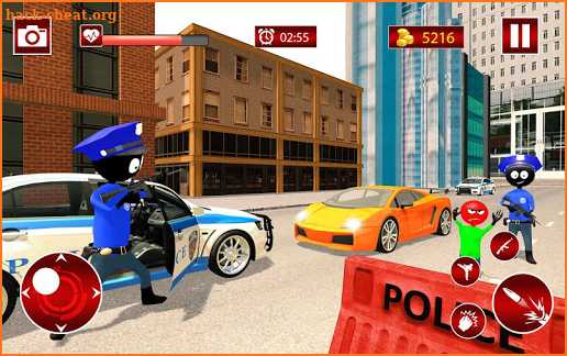 Police Stickman Gangstar Crime screenshot