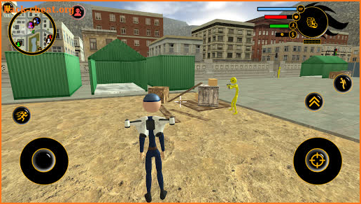 Police Stickman Jetpack Miami Crime screenshot