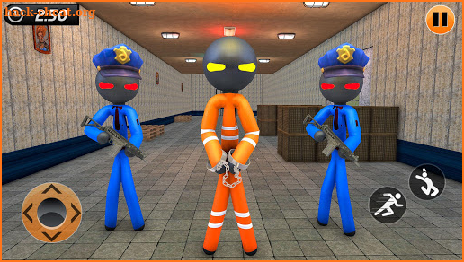 Police Stickman Prisoner Transport Simulator screenshot