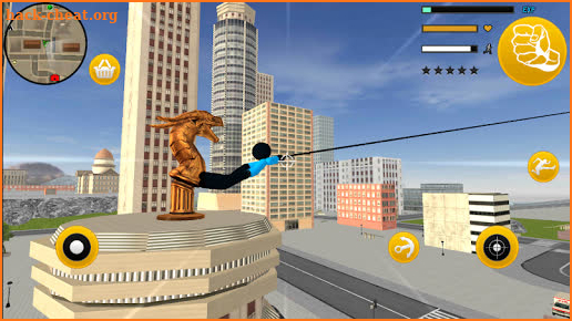 Police Stickman Rope Hero Strange Crime screenshot