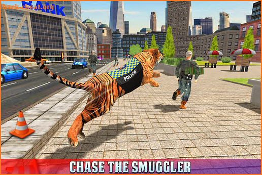 Police Tiger Chase Simulator: City Crime screenshot