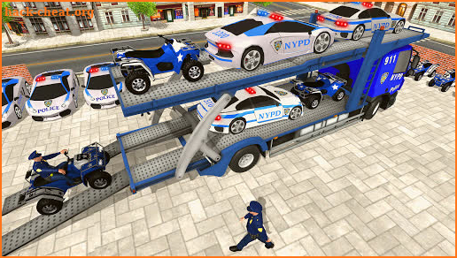 Police Transport Quad Bike screenshot