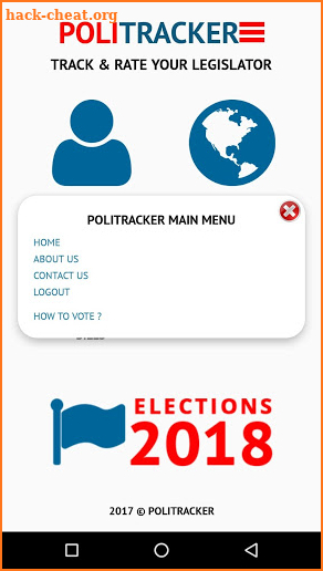 Politracker screenshot