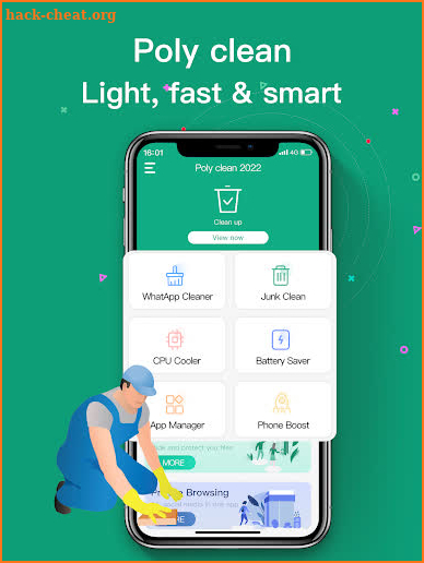 Poly Clean - Cleaner & Booster screenshot