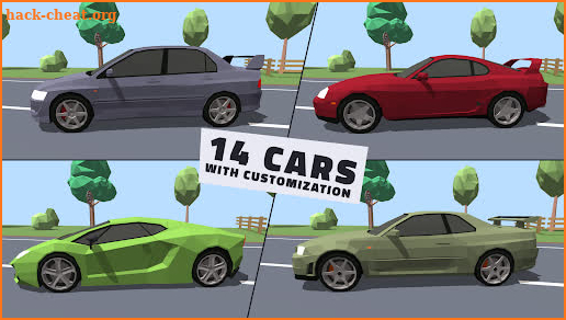 Polygon Drift: Traffic Racing screenshot