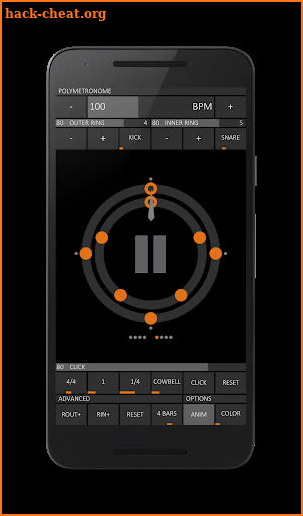 Polymetronome: The Polyrhythmic Metronome screenshot