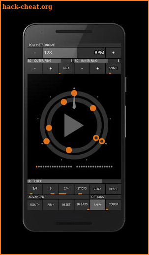 Polymetronome: The Polyrhythmic Metronome screenshot