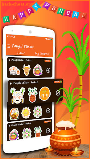 Pongal Stickers For WhatsApp screenshot