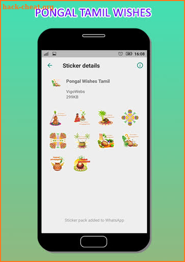 Pongal WhatsApp Stickers screenshot