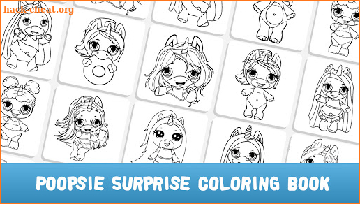 Poopsie Surprise Coloring: Unicorn Poop Slime screenshot