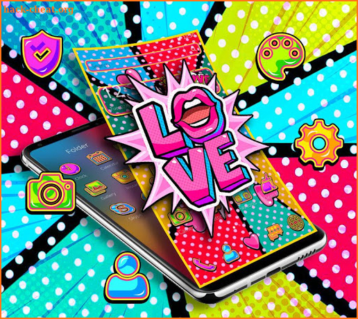 Pop Art Love Theme screenshot