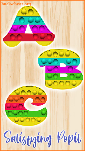 Pop It Alphabets 3D - Antistress ABC Giant Fidgets screenshot