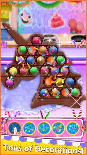 Pop it Chocolate Cake Maker screenshot