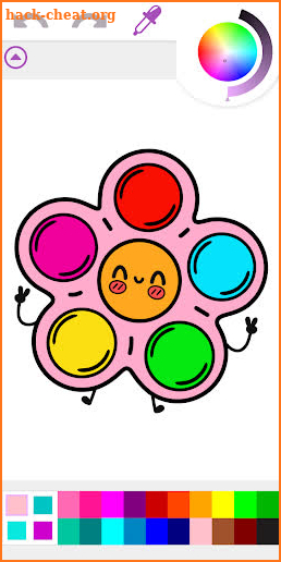 Pop It Coloring Book Game screenshot