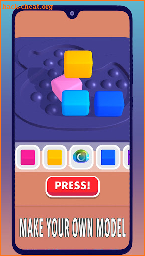 Pop it Fidget Toy maker 3D screenshot