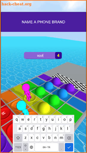 Pop It Type Race screenshot