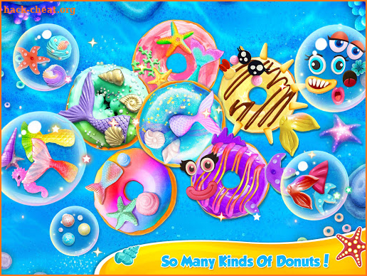 Pop Mermaid Donut Maker screenshot