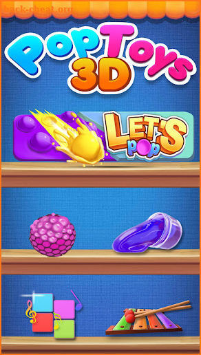 Pop Toys 3D: Press and Relax screenshot