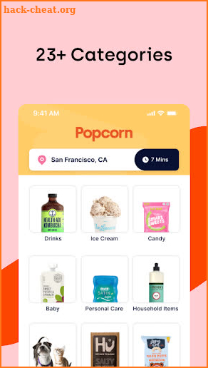 Popcorn - Groceries in minutes screenshot