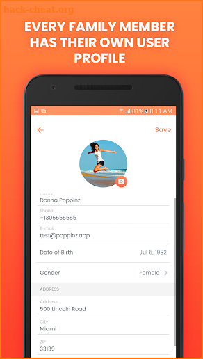 Poppinz Family Organizer screenshot