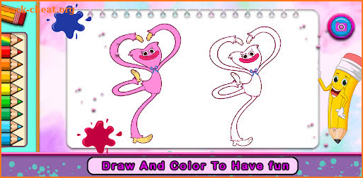 Poppy Coloring book Playtime screenshot