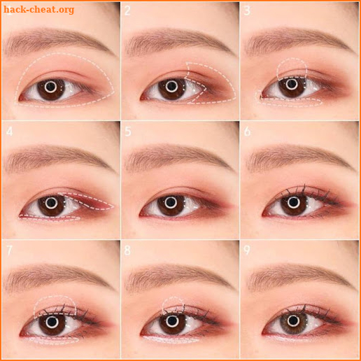 Popular Korean eye makeup screenshot