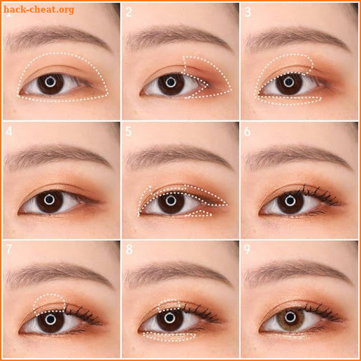 Popular Korean eye makeup screenshot