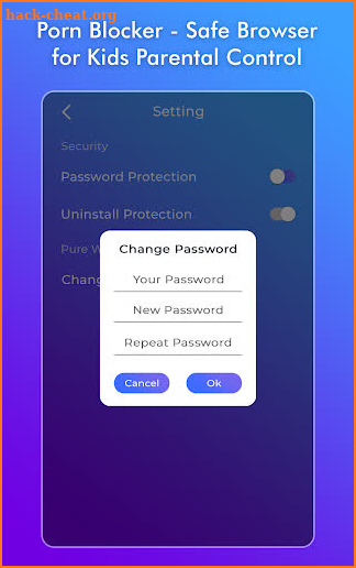 Porn Blocker - Safe Browser Kids Parental Control screenshot