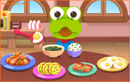 Pororo eating game - Kids Healthy Eating Habits screenshot