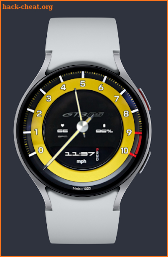 Porsche GT3RS Watch Face screenshot