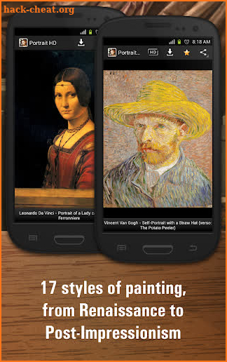 Portrait painting screenshot