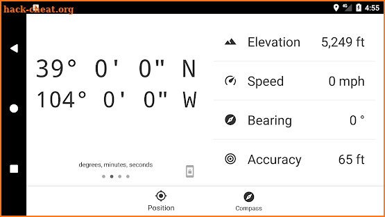 Positional: Easy GPS & Compass screenshot