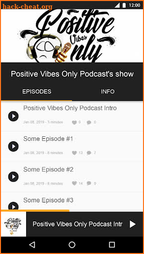 Positive Vibes Only Podcast screenshot