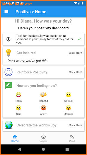 Positivo - Happiness through Positivity screenshot