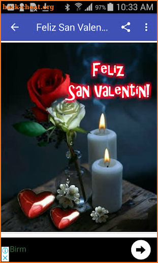 Postales de amor San Valentín screenshot