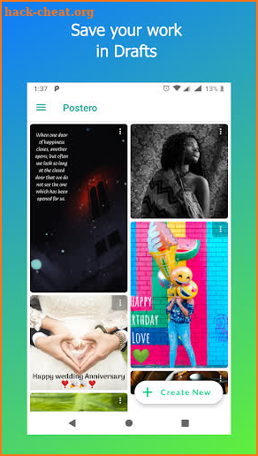 Postero - Poster Maker, Thumbnail Creator, TextArt screenshot