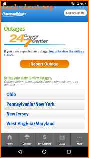 Potomac Edison screenshot