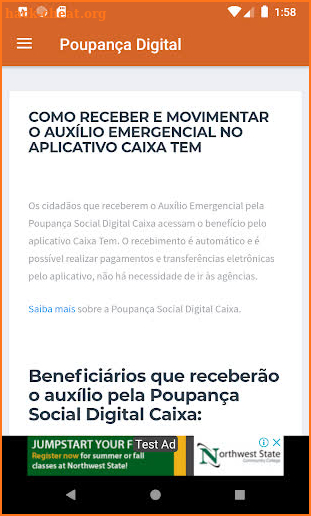 Poupança Digital Cx Tem screenshot